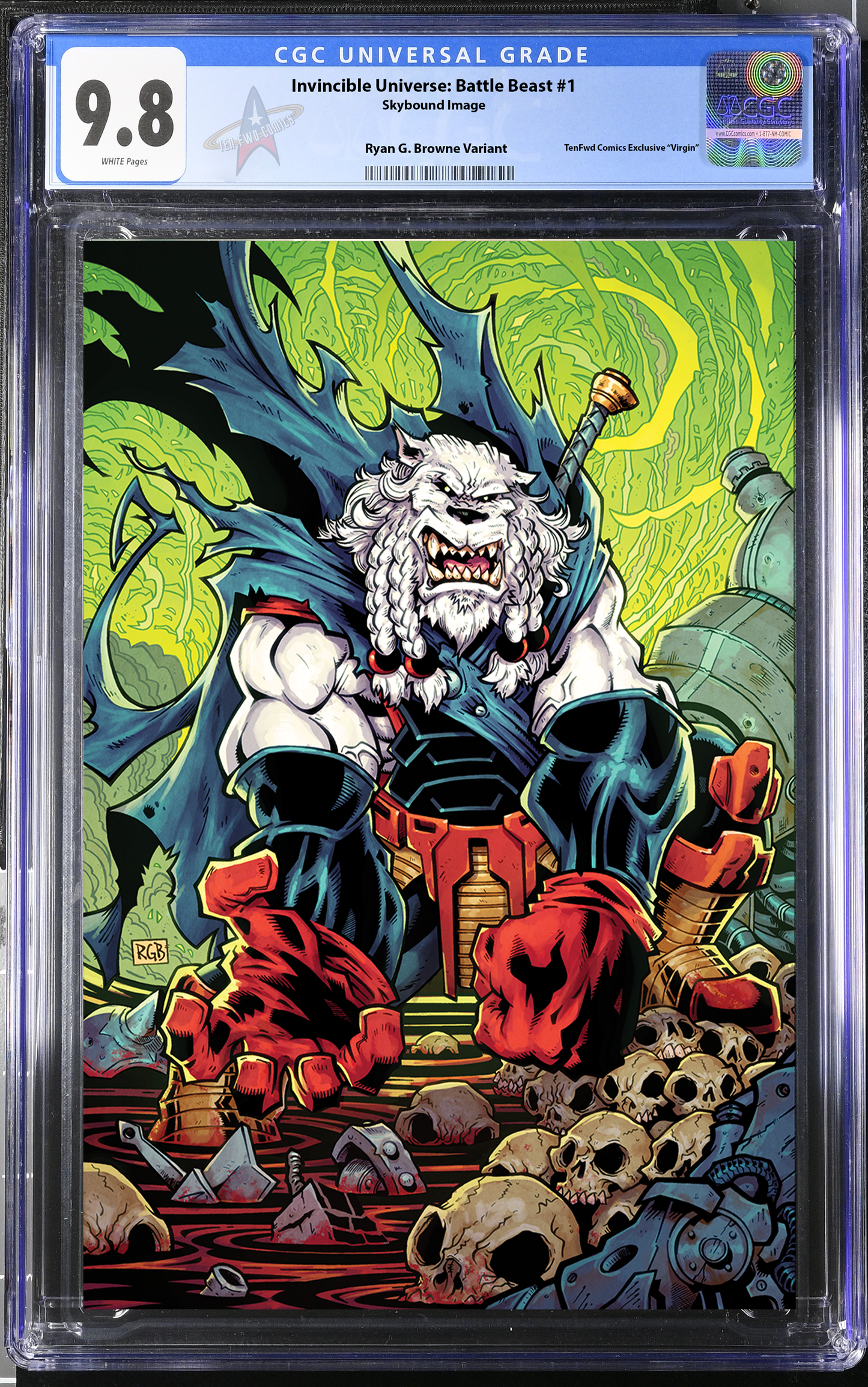 Invincible Universe: Battle Beast #1 Ryan G. Browne TenFwd Comics/Animocity Exclusive