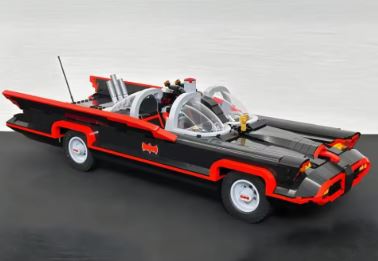 Classic Batmobile Building Block Set (1822 Pieces) 76328