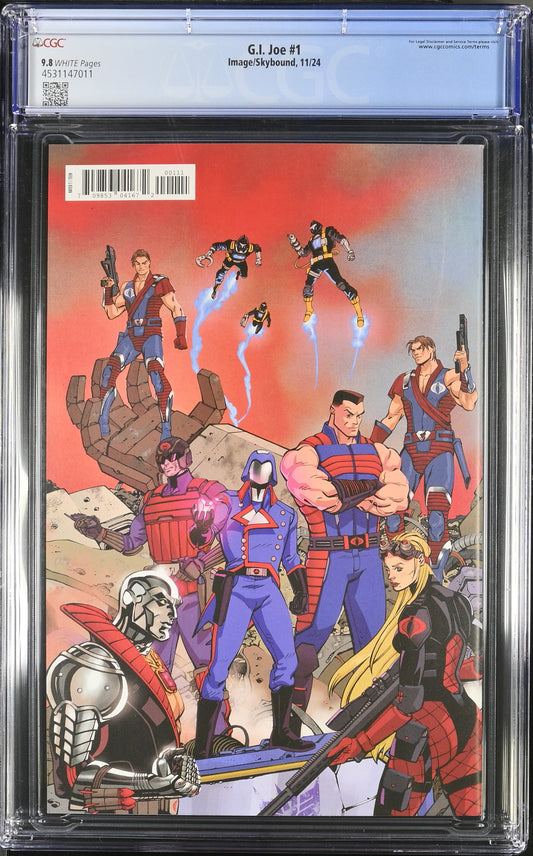 GI JOE #1 CVR A TOM REILLY WRAPAROUND - CGC 9.8