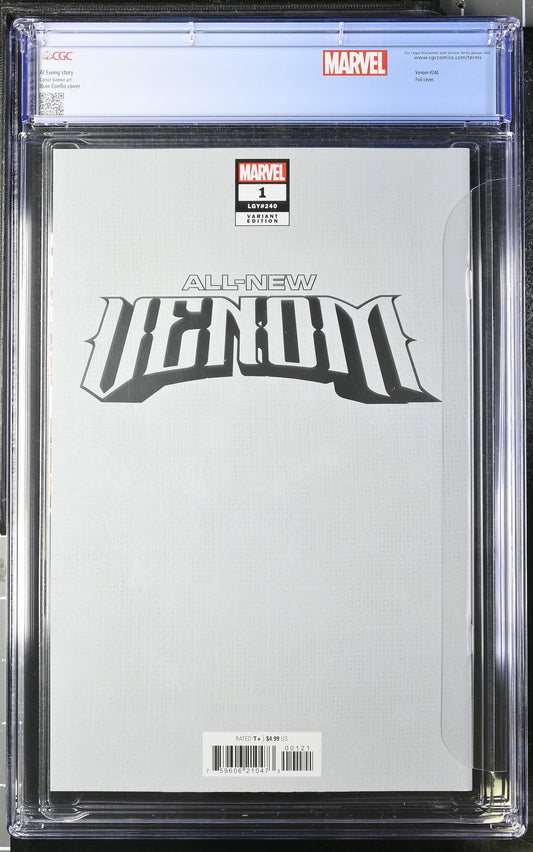 ALL-NEW VENOM #1 FOIL W/LETHAL PROTECTOR LABEL - CGC 9.8