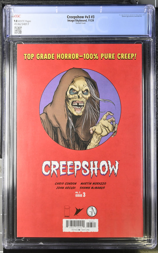 CREEPSHOW VOL 3 #3 CVR B MARTIN MORAZZO VAR CGC 9.8