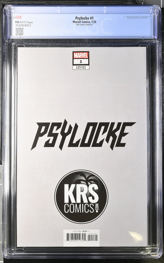 PSYLOCKE #1 WARREN LOUW VIRGIN EXCLUSIVE - CGC 9.8