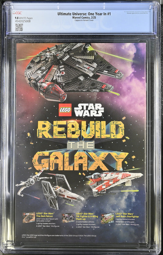 ULTIMATE UNIVERSE: ONE YEAR IN #1 Cappuccio Variant - CGC 9.8