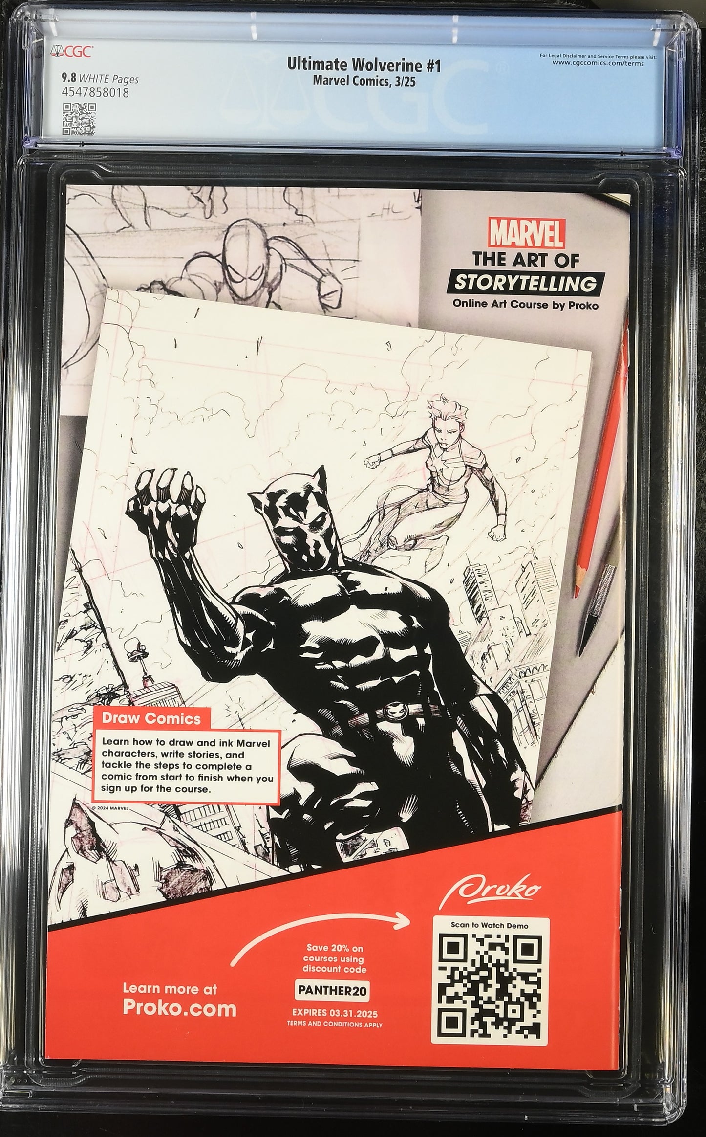 Ultimate Wolverine #1 1ST PRINT - CGC 9.8