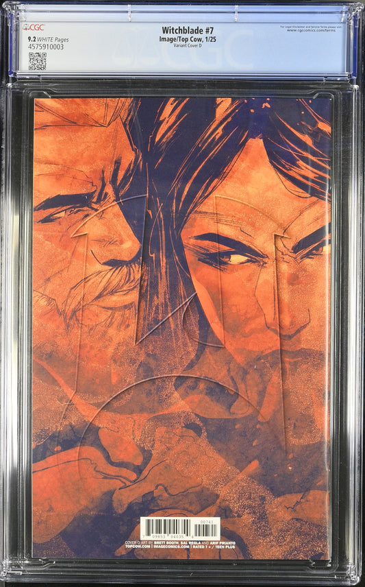 Witchblade 7 1/25 Image/Top Cow Variant Cover D CGC 9.2