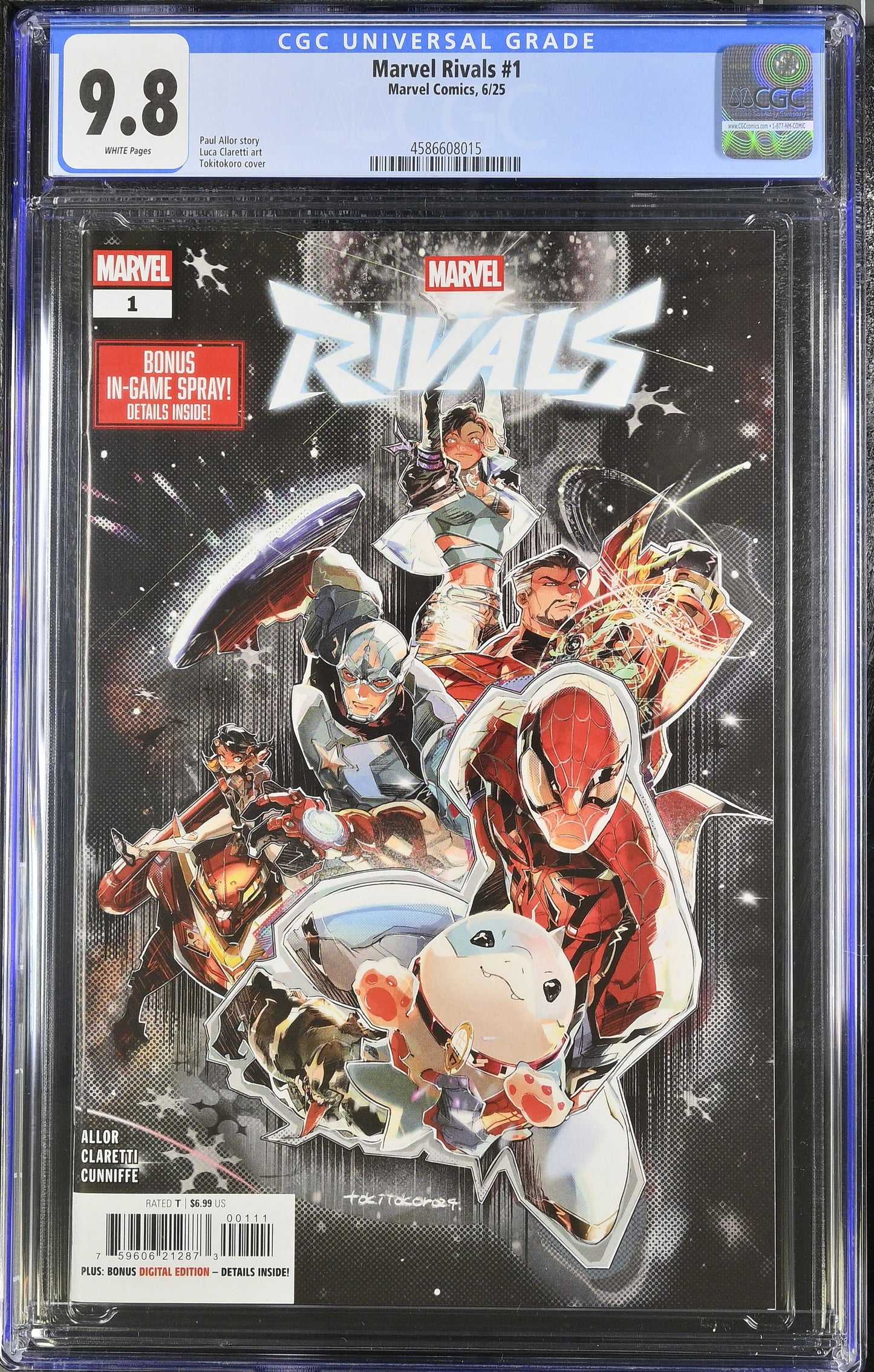 MARVEL RIVALS #1 FIRST PRINT - CGC 9.8
