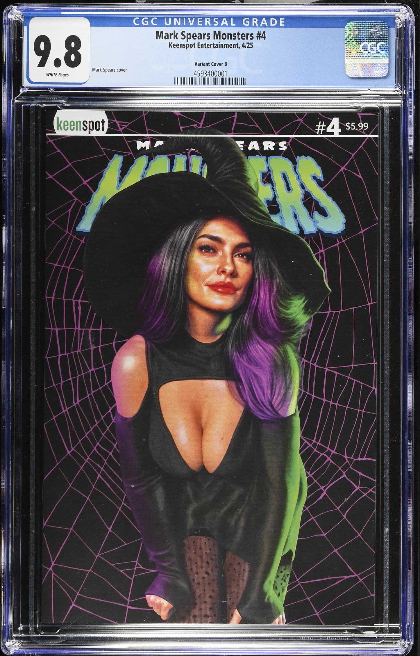 Mark Spears Monsters #4 Keenspot Entertainment Variant Cover B CGC 9.8