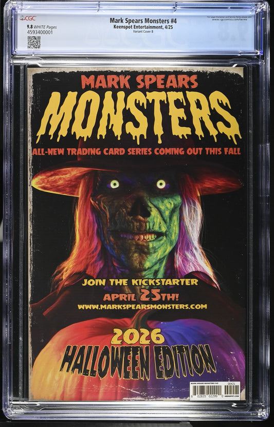Mark Spears Monsters #4 Keenspot Entertainment Variant Cover B CGC 9.8