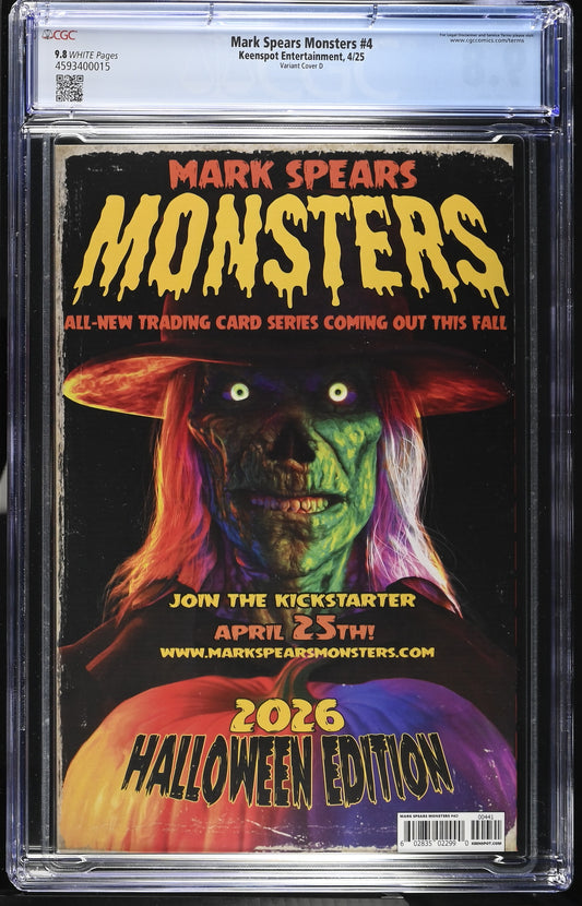 Mark Spears Monsters #4 Keenspot Entertainment Cover D CGC 9.8