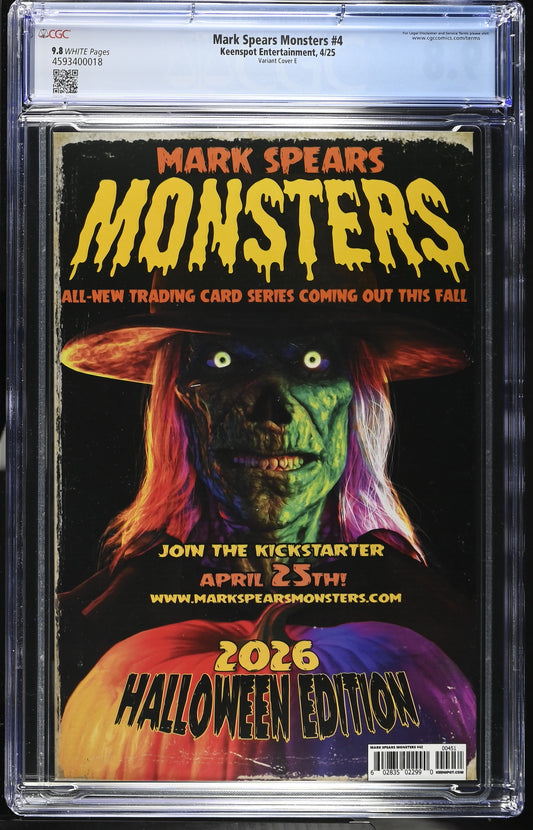 Mark Spears Monsters #4 Keenspot Entertainment Cover E CGC 9.8