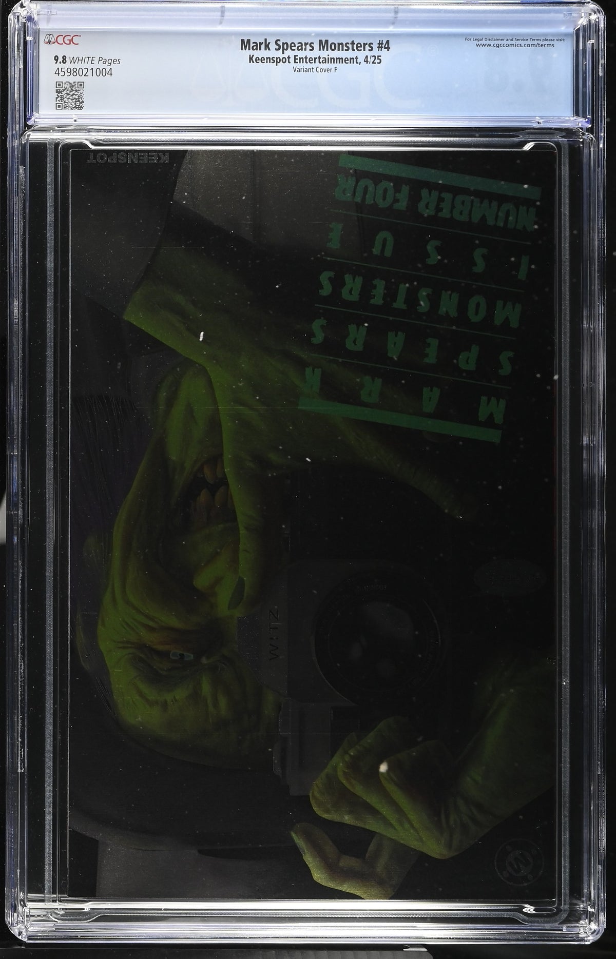 Mark Spears Monsters #4 FOIL Cover F - CGC 9.8