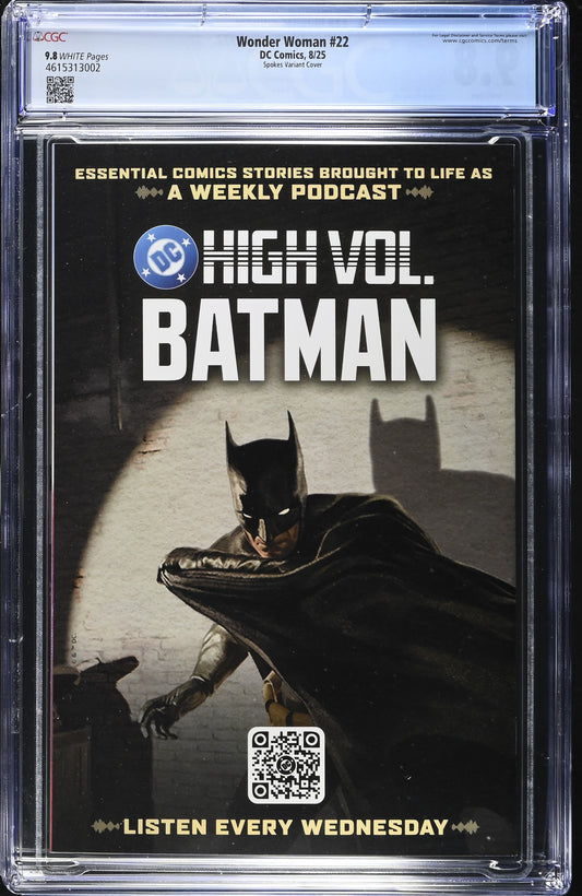 Wonder Woman #22 Cover C Jeff Spokes CGC 9.8