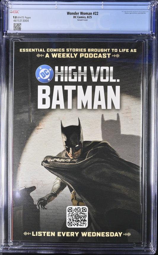 Wonder Woman #22 Cover B David Nakayama Card Stock CGC 9.8