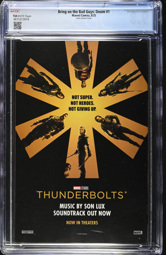 BRING ON THE BAD GUYS: DOOM #1 LEIRIX VARIANT CGC 9.8