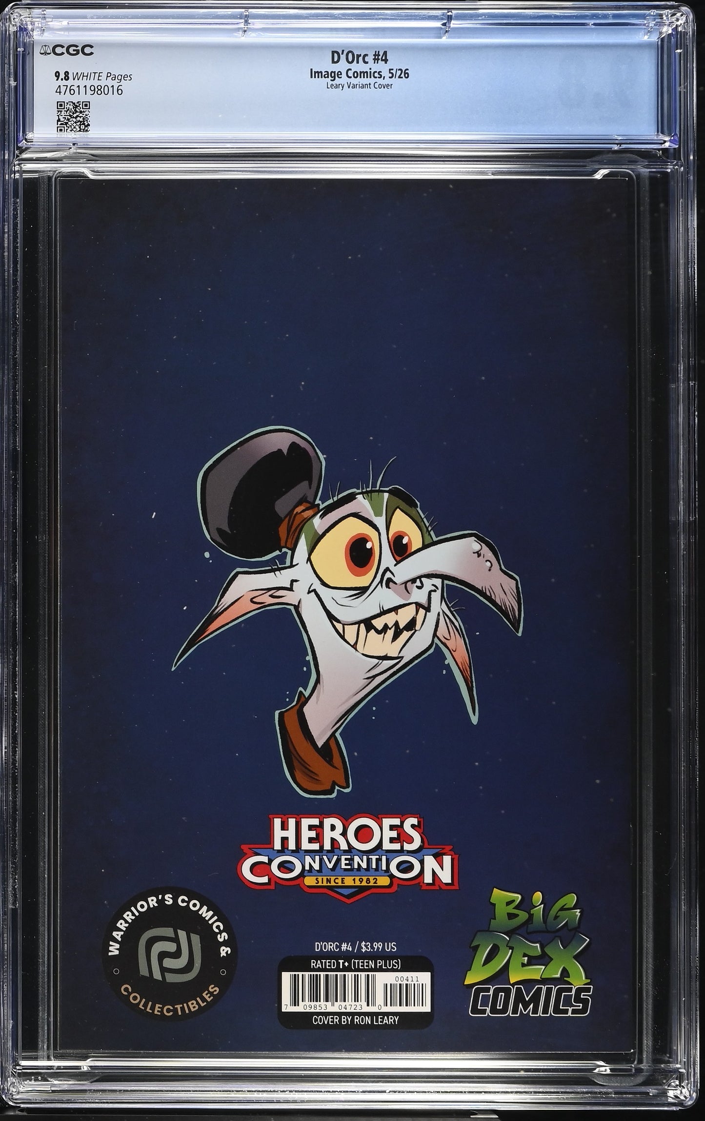 D'Orc #4 Leary Exclusive Variant Cover - CGC 9.8