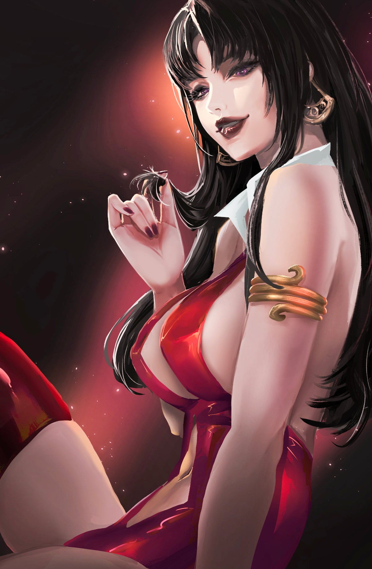 VAMPIRELLA #1 - CGLAS COVER A VIRGIN VARIANT KNIGHT OF COMICS EXCLUSIVE