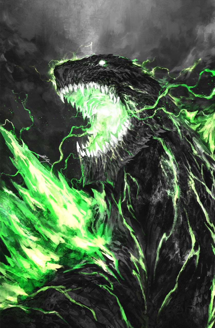 GODZILLA #12 - SHIMHAQ VIRGIN VARIANT KNIGHT OF COMICS SDCC 2026 EXCLUSIVE