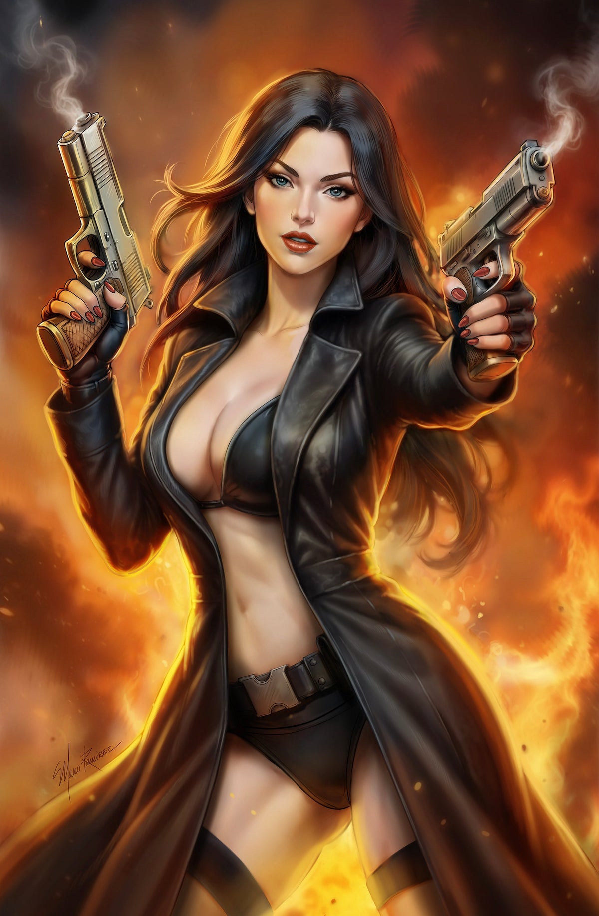 GUN HONEY DOUBLE DOWN #1 - MANUEL RAMIREZ COVER A HEROESCON 2026 EXCLUSIVE