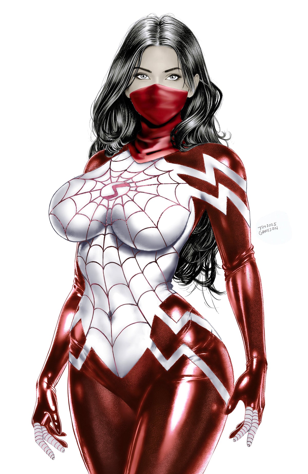 WAIFU CHRONICLES #1 - GHOST SPIDER COSPLAY - TIM GRAYSON COVER C KNIGHT OF COMICS EXCLUSIVE