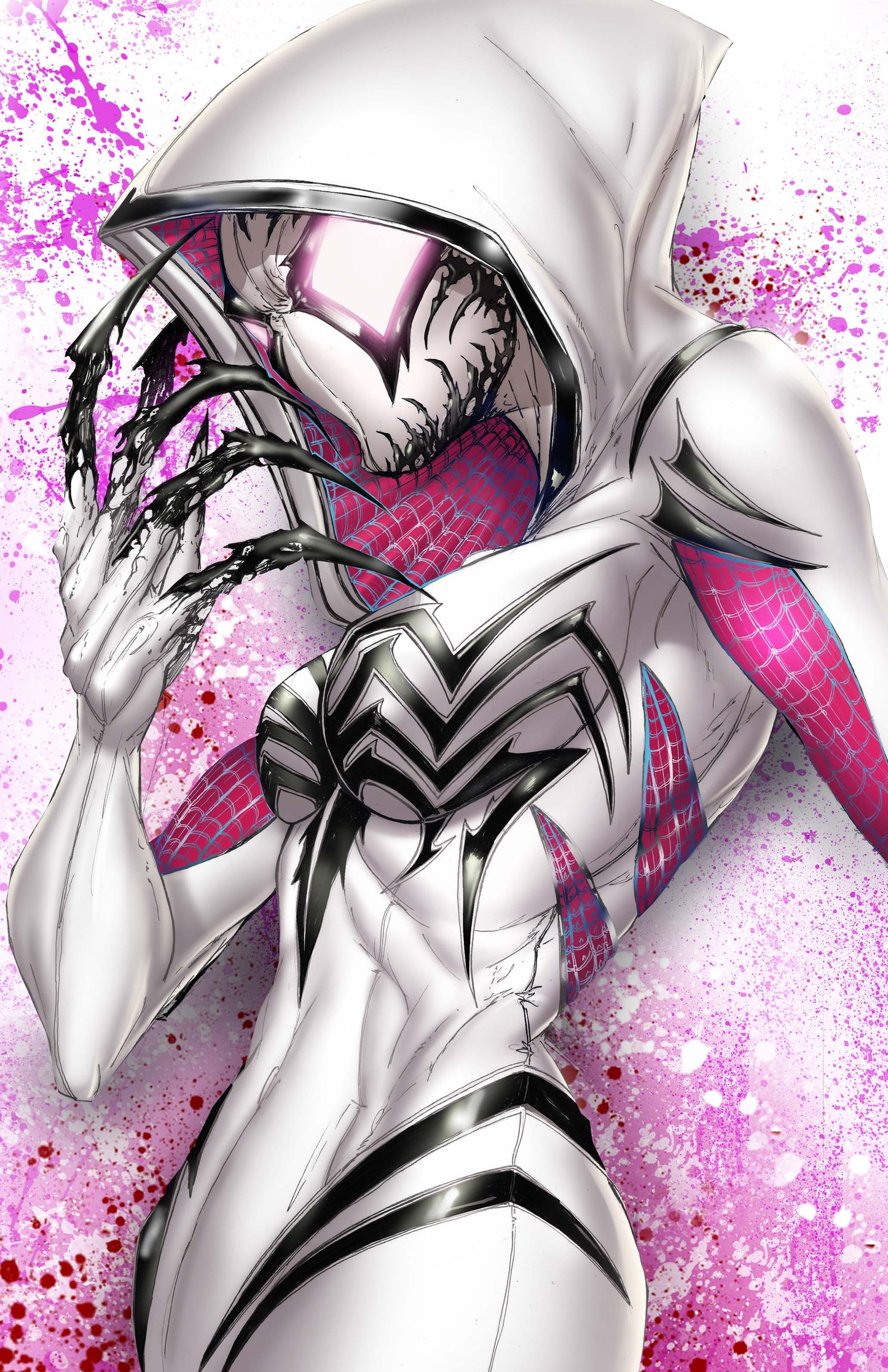 White Symbiote Virgin Comic