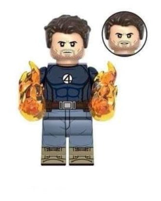 Flame Hero Custom Minifig