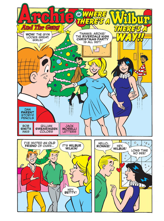 World Of Archie Jumbo Comics #145 - The Official Comic Book Of Christmas, Riverdale High Christmas Party Is Here, Wilbur Wilkin Returns, Alexandra Cabot Crashes The Celebration & More Holiday Havoc!