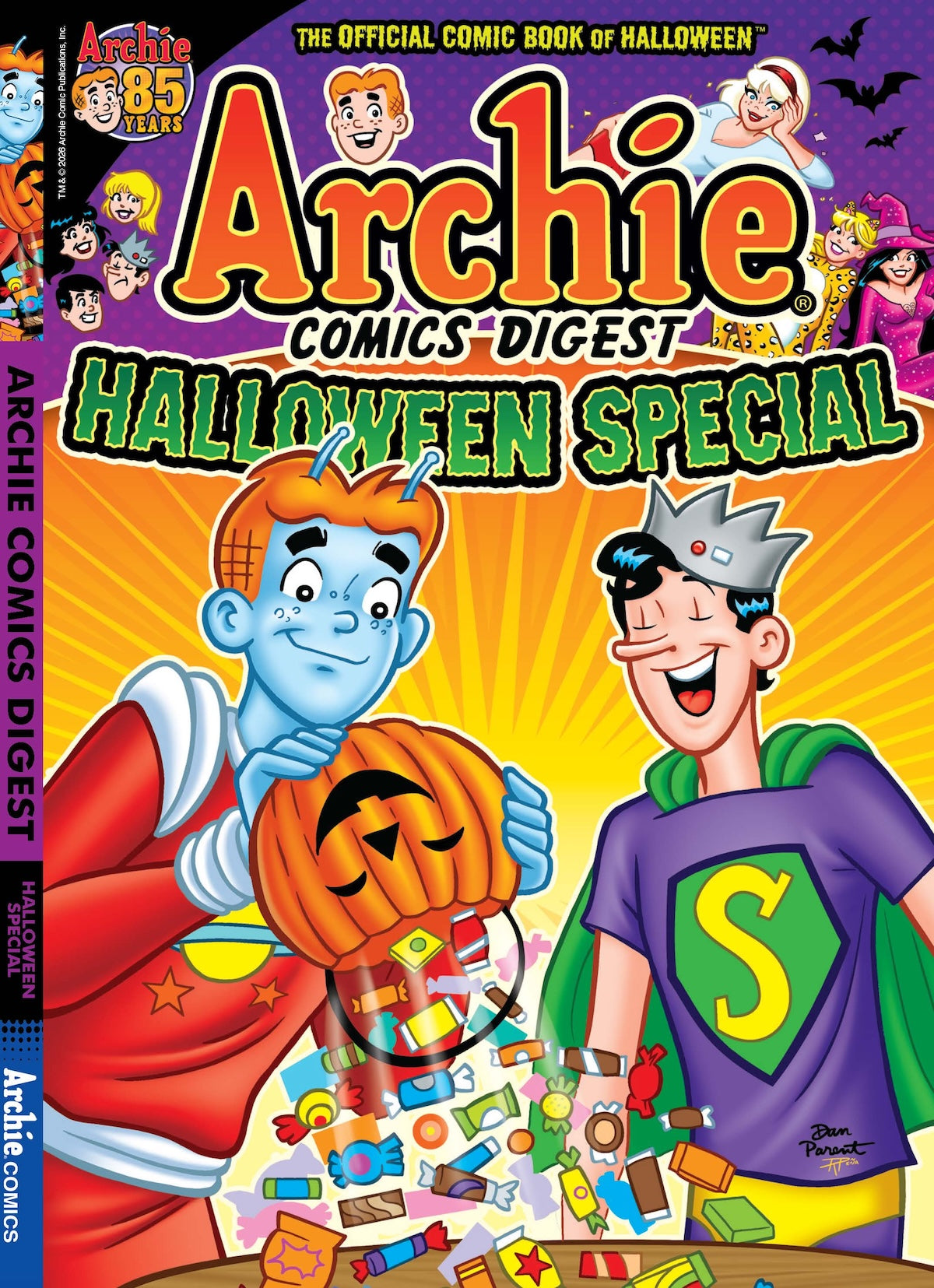 Archie - 26.08.21: Archie Comics Digest, Halloween Special, Spooky Season Is Here, Celebrate Halloween In Riverdale, Trick-Or-Treating With Archie & Friends, Jack-O'-Lanterns, Groovy Ghouls & More!
