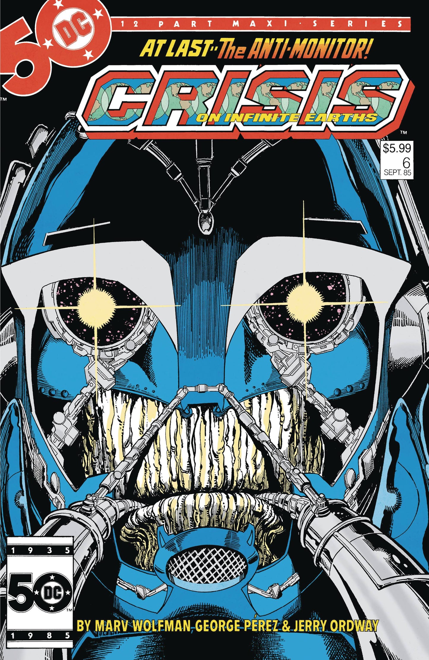 Crisis On Infinite Earths #6 Facsimile Edition Cover B George Perez Foil Variant