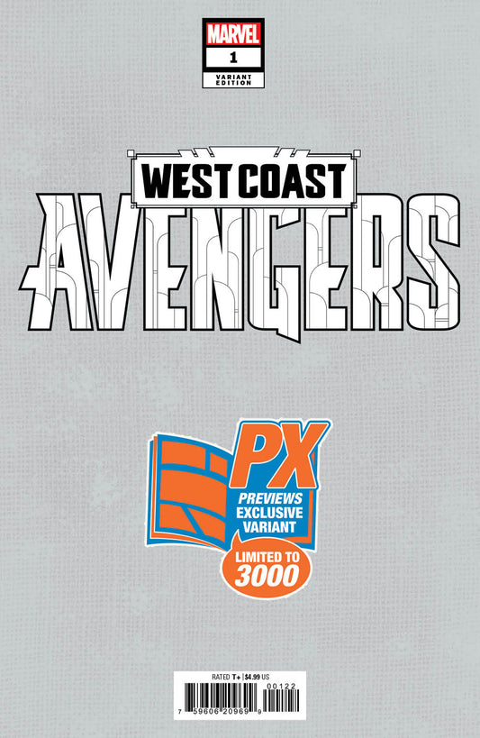 WEST COAST AVENGERS #1 PX GREG LAND LTD EXCLUSIVE