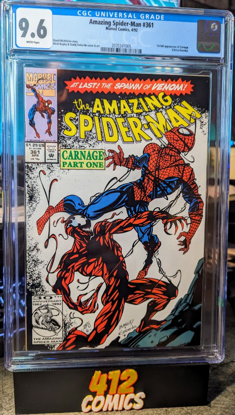 The Amazing Spider-Man, Vol. 1 #361A CGC 9.6 | White Pages | 2070341005
