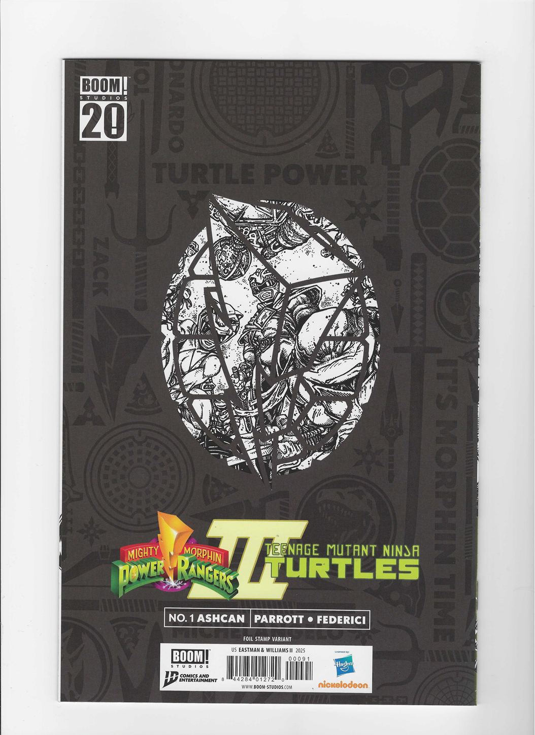 MMPR/Teenage Mutant Ninja Turtles III #1 I Ashcan Foil