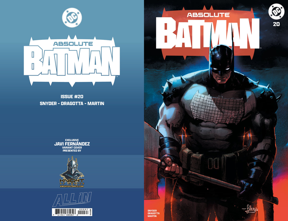 ABSOLUTE BATMAN #20 - JAVIER FERNANDEZ TRADE VARIANT KNIGHT OF COMICS EXCLUSIVE
