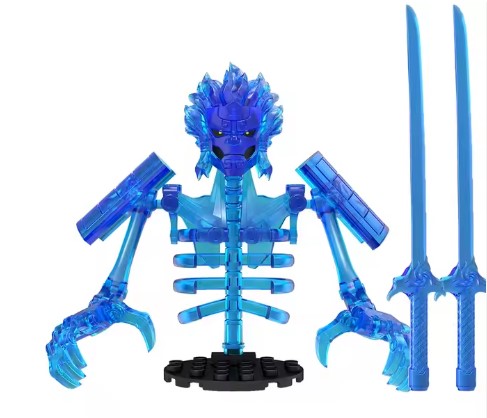 Blue Spirit Armor Warrior Custom Minifig
