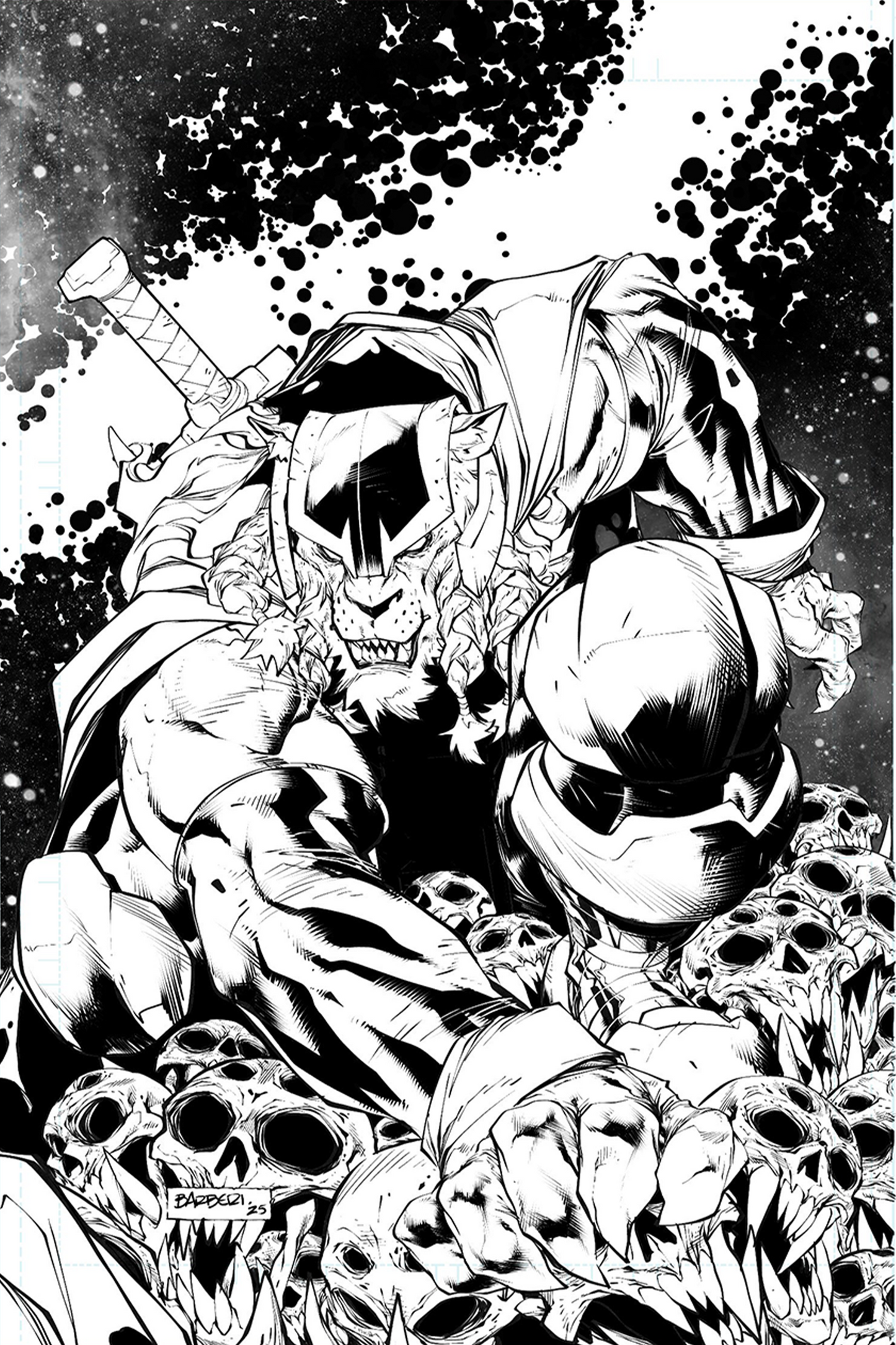 INVINCIBLE BATTLE BEAST #4 Barberi Variant TenFwdComics EXCLUSIVE