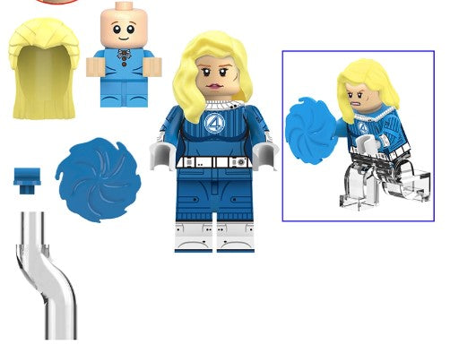Invisible Woman Custom Minifig