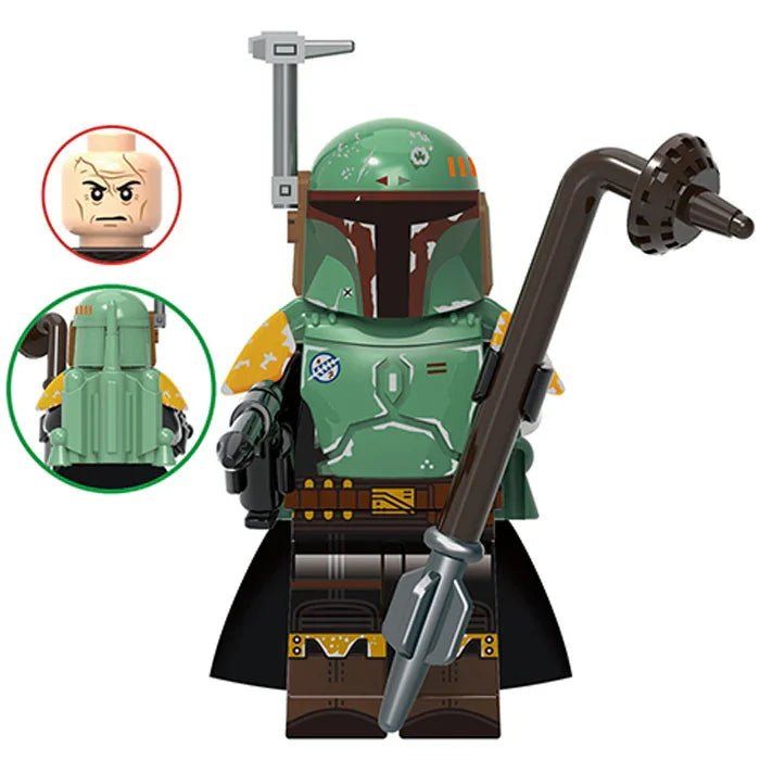 Boba Fett Star Wars Lego Minifigures Custom Toys 1
