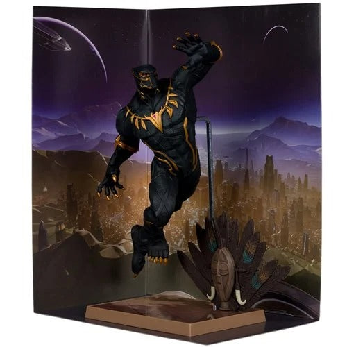 Marvel Rivals Black Panther 1:6 Scale Posed Figure with Scene and Comic