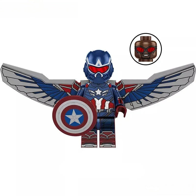 Captain America sam Wilson Avengers Marvel MCU Minifigure 2