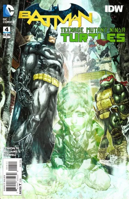 Batman / Teenage Mutant Ninja Turtles #4A