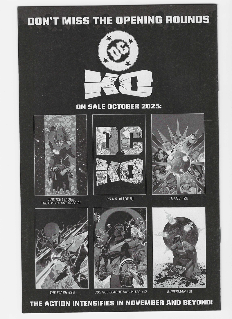 DC KO SDCC ASHCAN SPECIAL EDITION #1 2025 DC COMICS