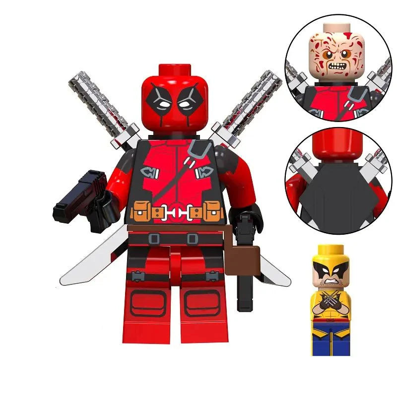 Red Masked Mercenary Custom Minifig