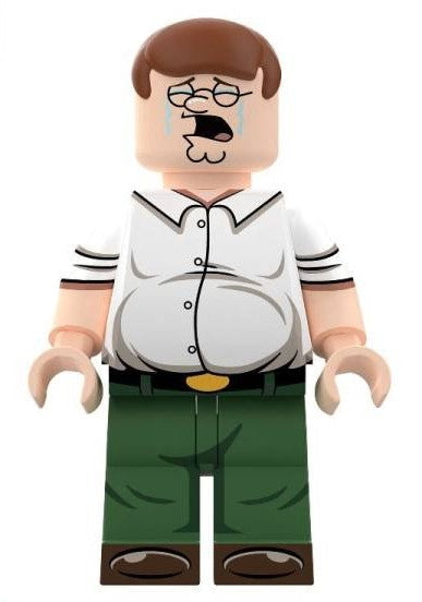 Comedic Dad Custom Minifig (Crying)