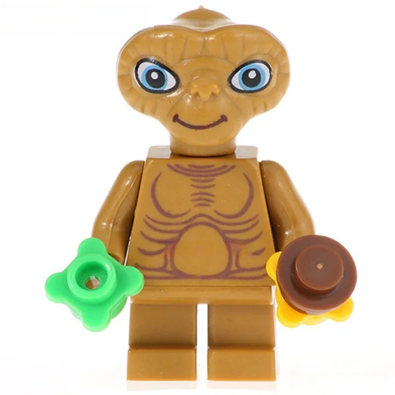 ET The Extraterrestrial Lego Minifigures Custom Toys