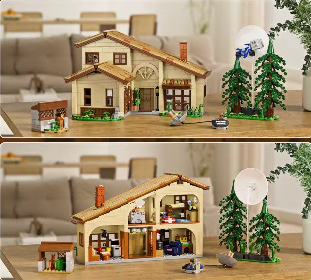 ET Cottage Building Set – 1452 PCS Space-Themed House