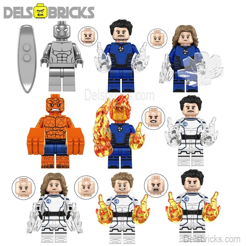 Fantastic Four First Steps Set of 9 Lego Minifigures Custom Toys 3