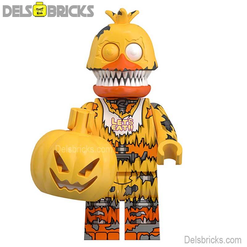 Five Nights At Freddys Jack o' Chica Lego Minifigures custom toys