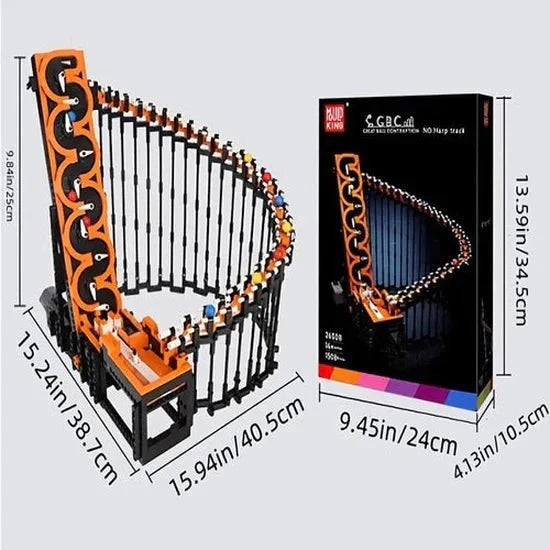 Great Ball Contraption Harp Track With 1508 Pieces