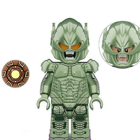 Green Glider Villain Custom Minifig