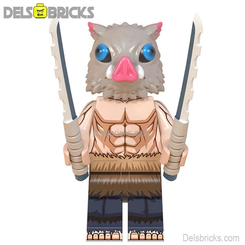 Hashibira Inosuke Demon Slayer Anime Lego Minifigures Custom Toys 1