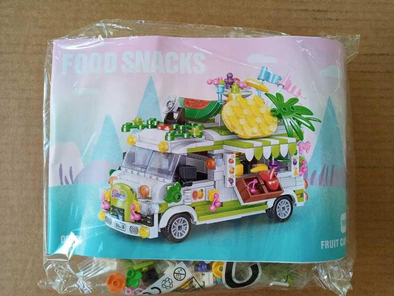 Ice Cream Truck Building Block toys Minifigures Food Trucks Fun for All over 500 Pieces